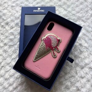 Swarovski IPHONE XR Pink Ice Cream Crystal Phone Case